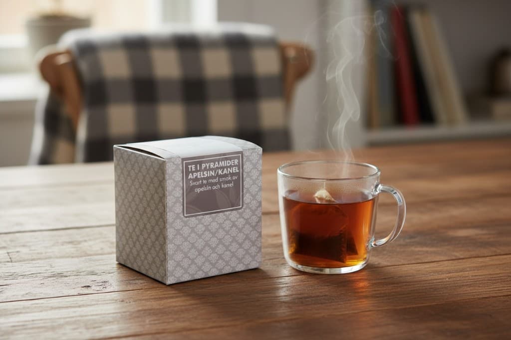 Te från Wendelins i förpackning för försäljning